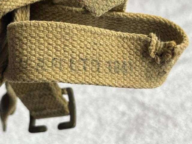 133) Original WW2 British Army Water Bottle Cradle W&G Ltd 1941 — image 3