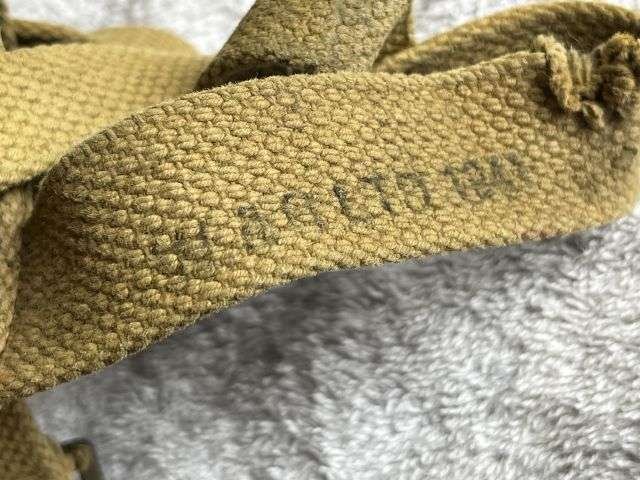 133) Original WW2 British Army Water Bottle Cradle W&G Ltd 1941 — image 4