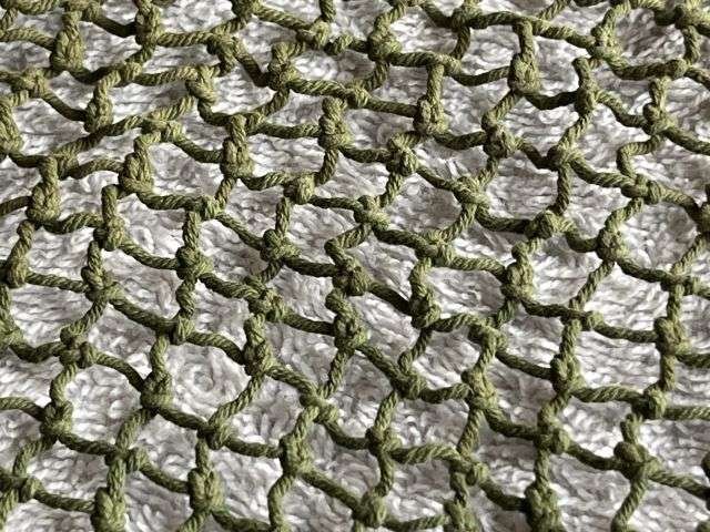 134) Near Mint Original Early WW2 British Army Woven Tommy Helmet Net — image 2