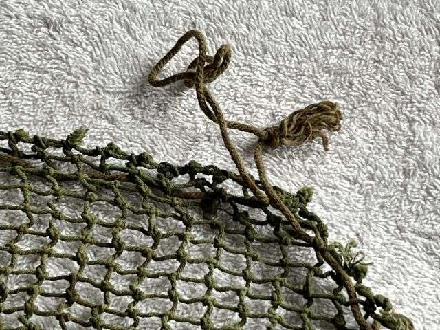 134) Near Mint Original Early WW2 British Army Woven Tommy Helmet Net — image 4