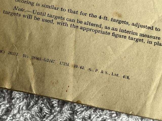 114) Tatty Original WW2 Home Guard Instruction No. 50 Winter Training For 1942-1943 — image 2