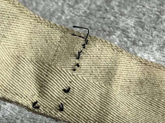 119) Original 1930s Early WW2 RAF White Flying Suit Waist Belt AM 1941 — image 2