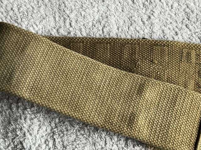 98) Excellent Original WW2 1937 Pattern Economy Webbing Waist Belt MECo 1944 — image 4