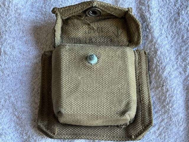 54) Very Nice Clean WW2 British Army Issue P37 Compass Pouch Bagcraft Ltd 1942 — image 4