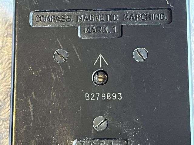 56) Excellent Original WW2 British Army MKI Magnetic Marching Compass in Bakelite — image 7