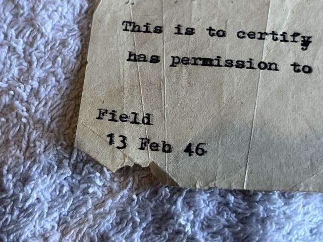 46) WW2 & Later British Army Dog Tags, Soldiers Service & Pay Book, Release Book & Paperwork 14723554 H.R.Joynson ACC — image 22