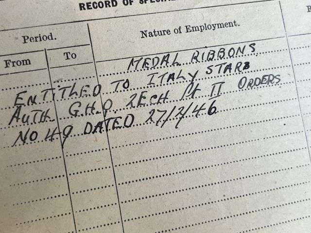 46) WW2 & Later British Army Dog Tags, Soldiers Service & Pay Book, Release Book & Paperwork 14723554 H.R.Joynson ACC — image 41