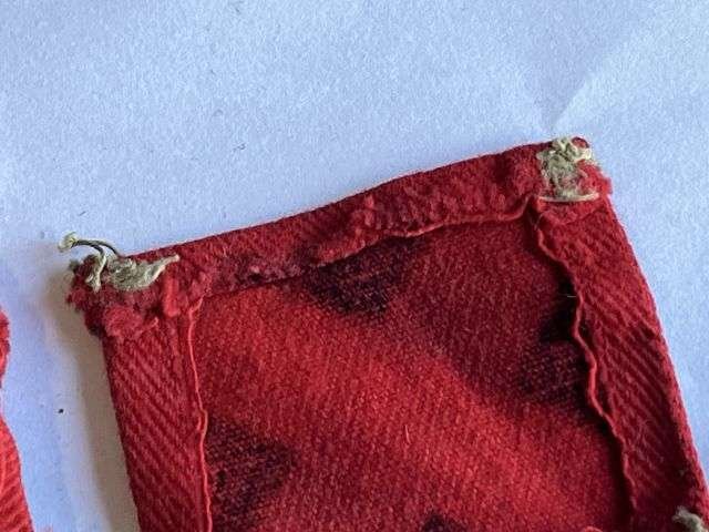 37) Excellent Original WW2 10th Indian Division Printed Cloth Insignia — image 2