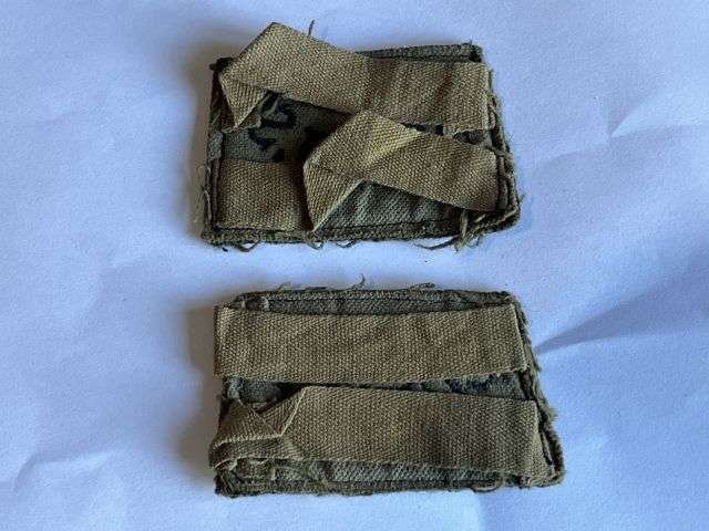34) Excellent Original WW2 Loyal North Lancashire Regt Epaulette Slides Loyals — image 2