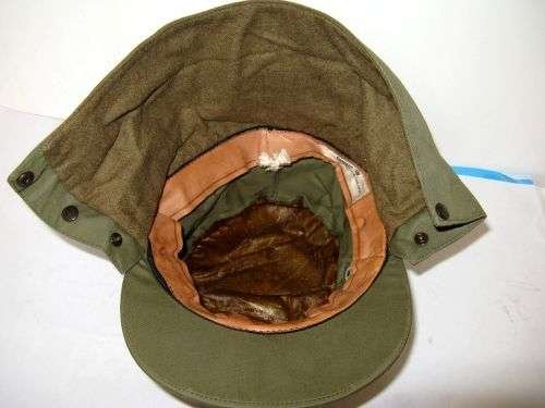 193) Original Un-issued 1950 Pattern Jungle Green Peaked Cap as used in Korea, Malaya etc — image 7