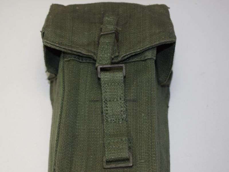 204) Total Mint Original Unissued WW2 British 1944 Pattern Jungle Issue Web Ammo Pouch Dated 1945 — image 2