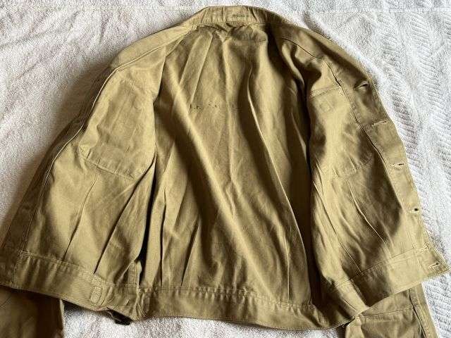 78) Excellent Original WW2 US Army Khaki Tropical Issue Ike Jacket ? — image 4
