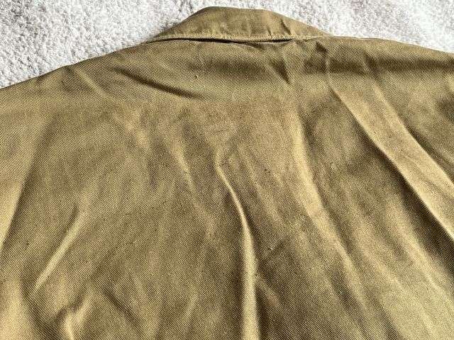 78) Excellent Original WW2 US Army Khaki Tropical Issue Ike Jacket ? — image 8