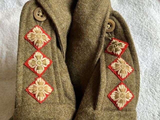 79) Good Original Officers 1947 Pattern Battledress Blouse Dated 1949 — image 3