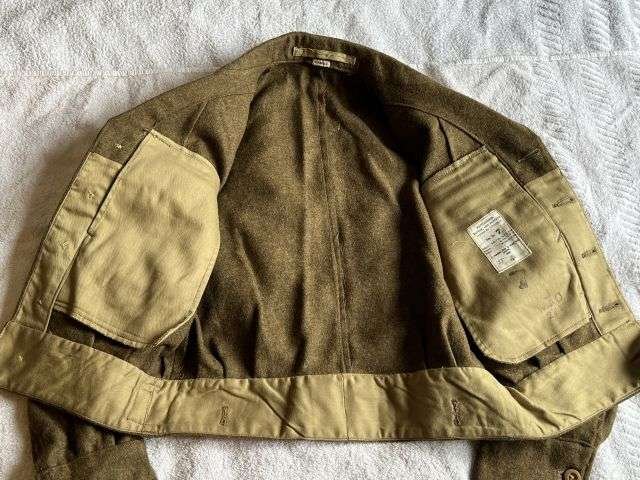 79) Good Original Officers 1947 Pattern Battledress Blouse Dated 1949 — image 6