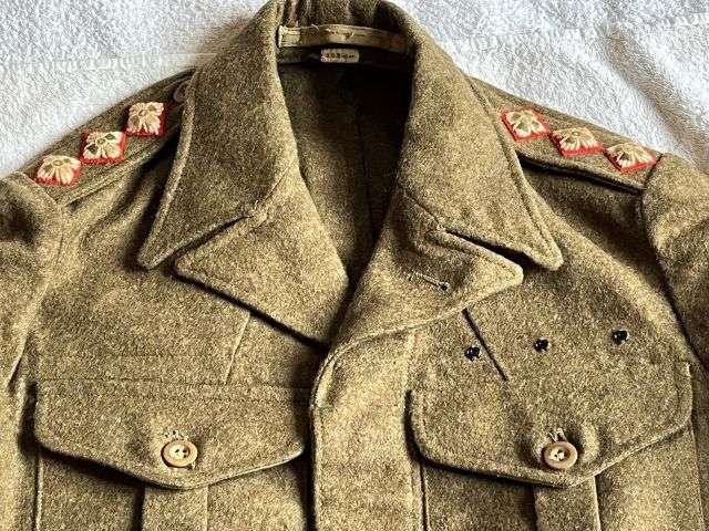 79) Good Original Officers 1947 Pattern Battledress Blouse Dated 1949 — image 7