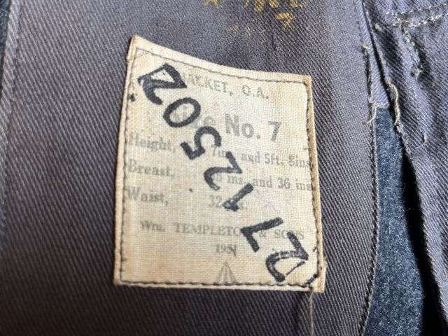 80) Good Original WW2 Pattern RAF Issue Other Airman's Service Dress Jacket Dated 1951 — image 3