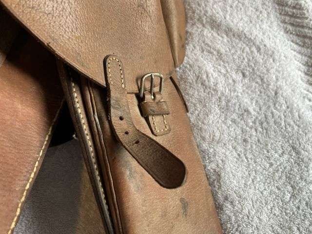 81) Near Mint Un-issued Boer War WW1 British Army Leather Saddle Bags — image 10