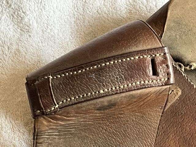 81) Near Mint Un-issued Boer War WW1 British Army Leather Saddle Bags — image 2