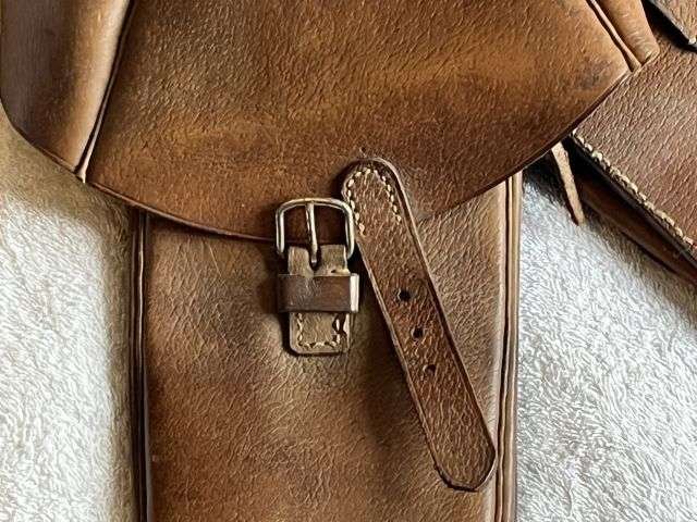 81) Near Mint Un-issued Boer War WW1 British Army Leather Saddle Bags — image 4
