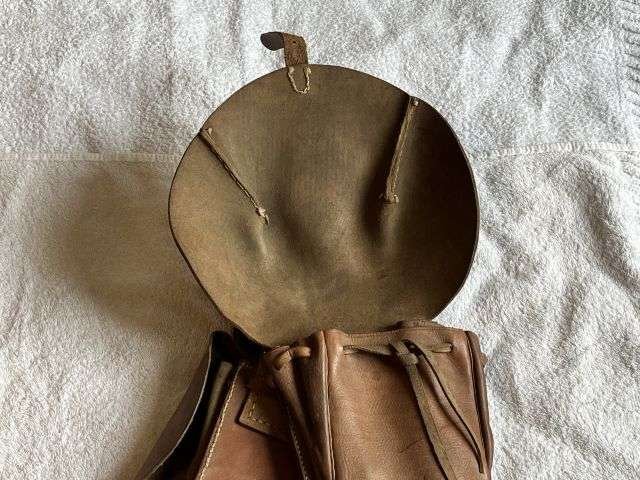 81) Near Mint Un-issued Boer War WW1 British Army Leather Saddle Bags — image 8