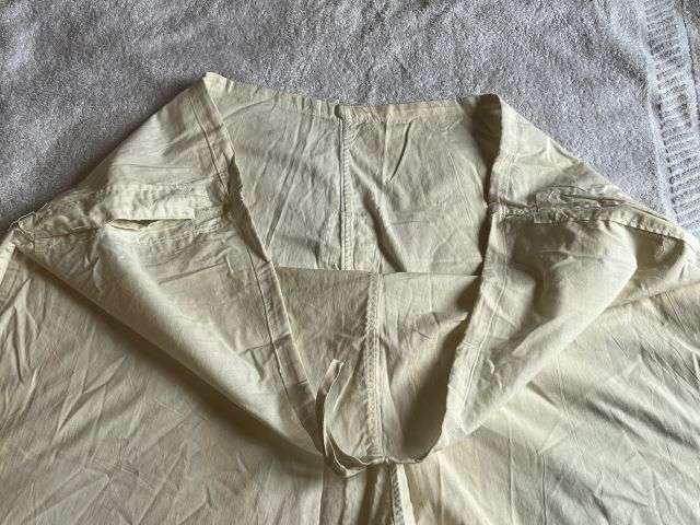 64) Good Original WW2 British Army & US Lightweight Snow Camo Over Trousers Dated 1943 — image 6