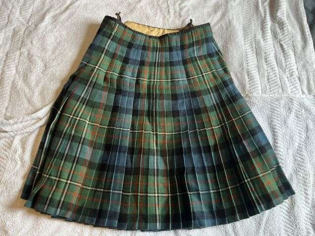 54) Excellent Original Early Post WW2 Scottish Regiments Officers Tartan Kilt Named & Dated 1950 — image 3