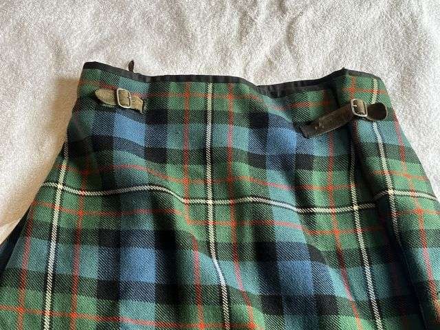 54) Excellent Original Early Post WW2 Scottish Regiments Officers Tartan Kilt Named & Dated 1950 — image 5