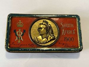 19) Very Nice Original Boer War Christmas Tin South Africa …
