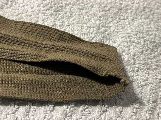 2) Excellent Original WW2 British Respirator Haversack Waist belt — image 7