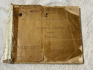 6) Tatty Original Inter-War British Army Booklet Data Relating To …