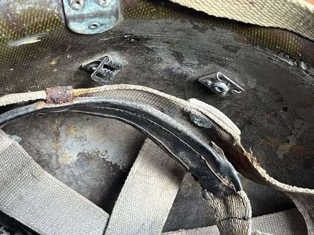 90) Good Original 1st Gulf War Iraqi Helmet Battlefield Pick Up — image 11