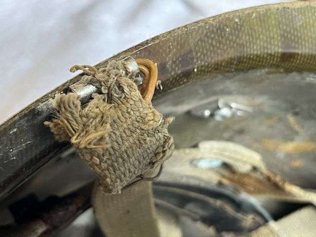 90) Good Original 1st Gulf War Iraqi Helmet Battlefield Pick Up — image 2