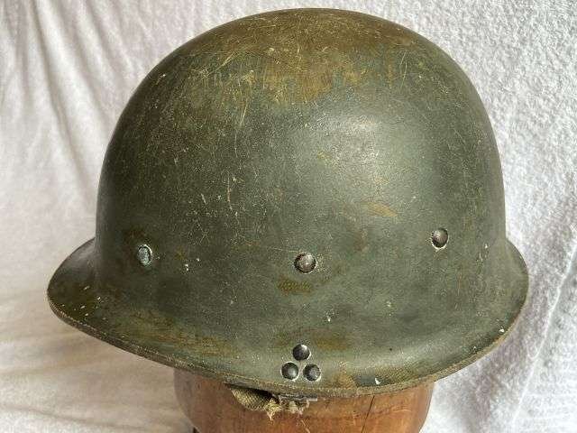 90) Good Original 1st Gulf War Iraqi Helmet Battlefield Pick Up — image 4