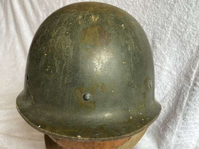 90) Good Original 1st Gulf War Iraqi Helmet Battlefield Pick Up — image 6