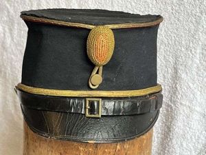 94) Tatty Original 1920s-1930s Dutch Military Issue Kepi