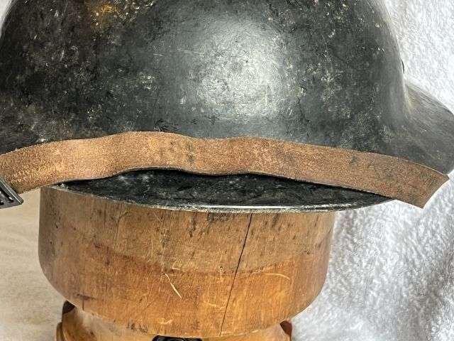 95) Excellent WW2 British Plasfort Home Front Bakelite Protective Helmet — image 11