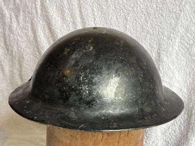 95) Excellent WW2 British Plasfort Home Front Bakelite Protective Helmet — image 16