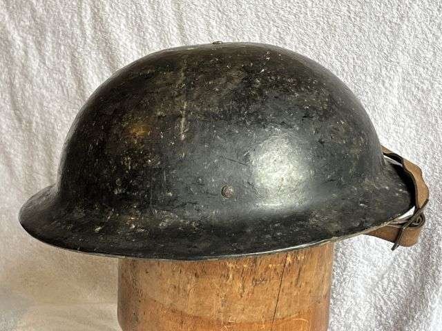 95) Excellent WW2 British Plasfort Home Front Bakelite Protective Helmet — image 17