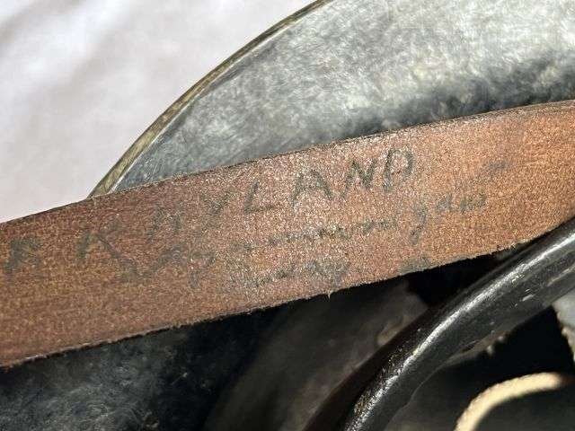 95) Excellent WW2 British Plasfort Home Front Bakelite Protective Helmet — image 3