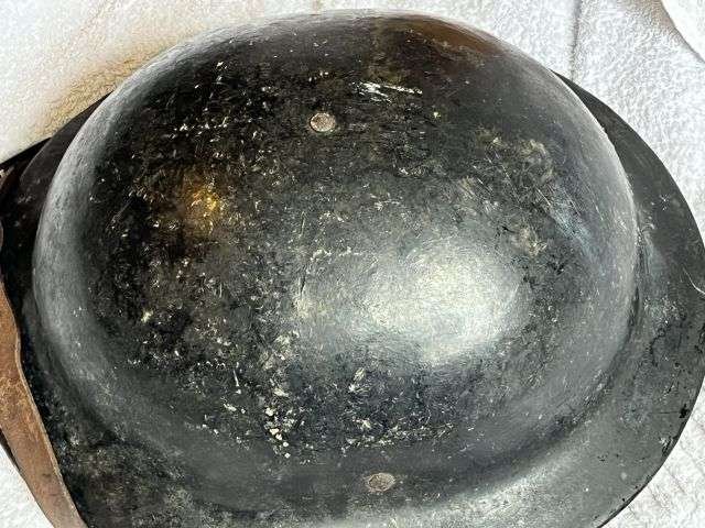 95) Excellent WW2 British Plasfort Home Front Bakelite Protective Helmet — image 8