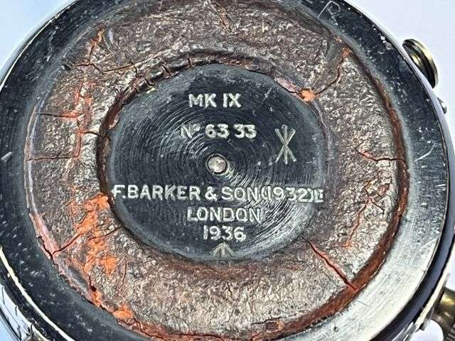 115) Lovely Original Pre WW2 British Officers Verner's Pattern MK XI Compass & Case Dated 1936 — image 6