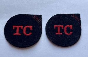 116) Good Original Unidentified Mint WW2 British TC Cloth Badge …