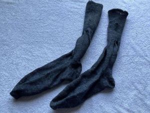 72) Original WW2 Pattern RAF Issue Airman's Blue/Grey Woolen Socks …