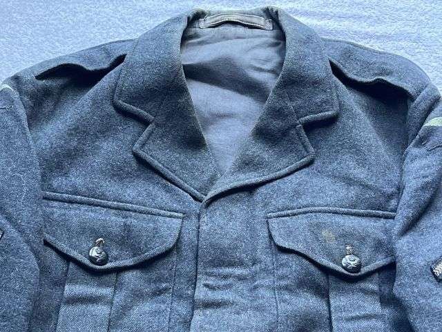 68) Post WW2 RAF Issue Airman's War Service Dress BD Blouse 1951 — image 13
