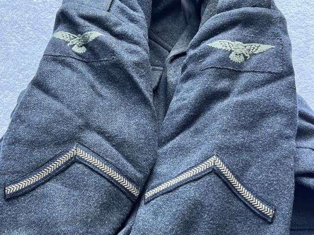 68) Post WW2 RAF Issue Airman's War Service Dress BD Blouse 1951 — image 7