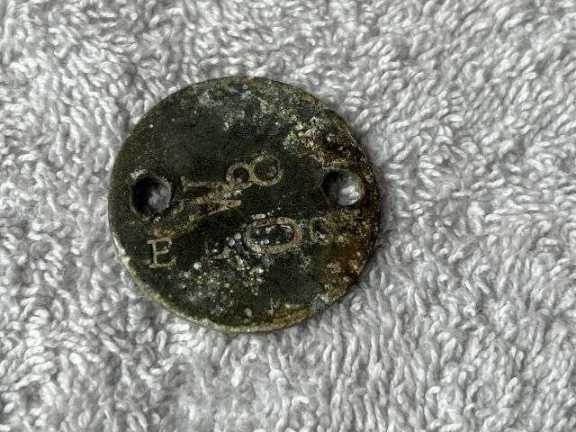 58) Nice Original Wartime German Dog Tag For Allied POWs Nr 100654 Stalag VIII E & Other — image 3