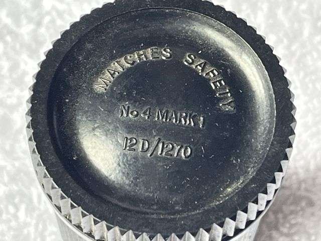 39) Excellent Post WW2 RAF Waterproof Match Container No4 MkI 12D/1270 & Matches — image 8