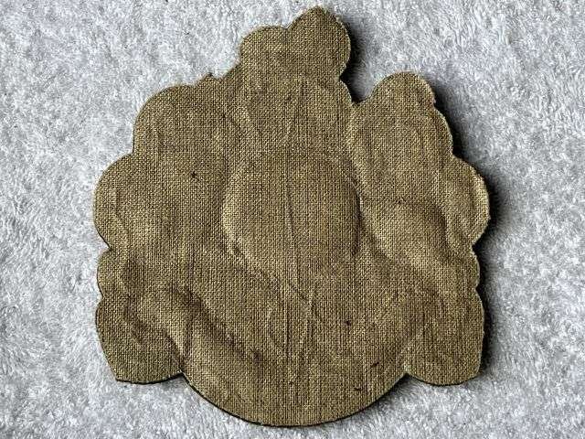 43) Lovely Large Post WW2 British Army Padded Sleeve Badge Warrant Officer 1st Class Sgt Major — image 2