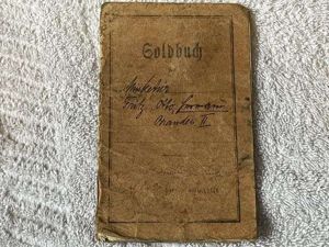 28) Tatty Well Used Original WW1 German Army Soldbuch 1914